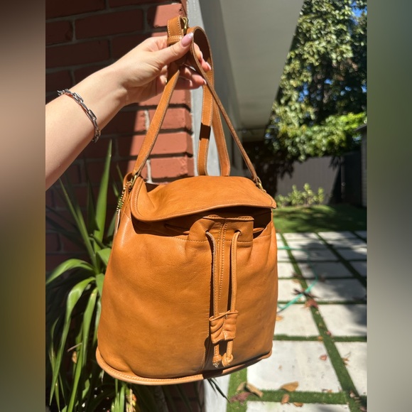 Vintage coach glove tanned leather bucket bag